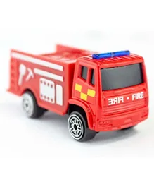 Maisto Die Cast  Ligth & Sound Vehicles with Working Light  Fire Engine Truck - Red