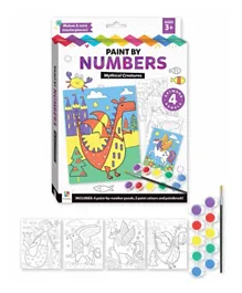 Hinkler Paint by Numbers Mythical Creatures