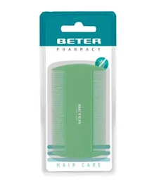 بيتر - مشط لإزالة القمل أخضر - 9.3 سم