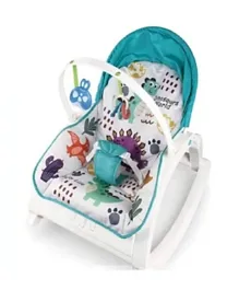 Factory Price Amal Infant to Toddler Music Portable Rocker - Blue