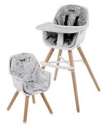 Nania Paulette 2-in-1 High Chair With Reversible Cushion - Typo