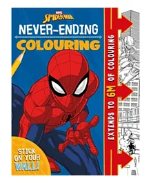 Spider Man Never Ending Colouring Book - English