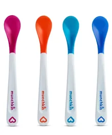Munchkin White Hot Infant Safety Spoons Pack of 4 - Multicolor