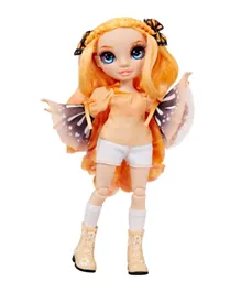 Rainbow High Junior High Poppy Rowan Doll - 9' Orange Fashion Doll with Accessories, Backpack & Hair Clips