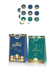GENERIC Eid Mubarak Paper Bags And Sticker