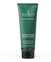 SUKIN Super Greens Detoxifying Facial Scrub - 125mL