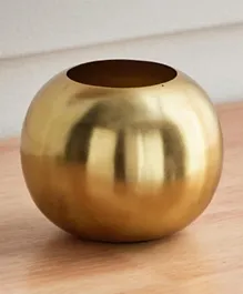 HomeBox Ariso Metal Flower Vase - Golden