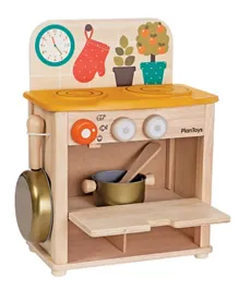 Plan Toys Wooden Kitchen Set - Multicolour