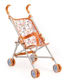 Djeco Pomea Forest Doll Stroller - Multicolor