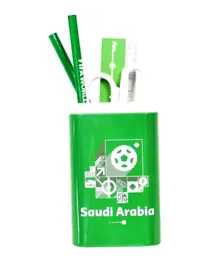 FIFA 2022 Country Pencil Holder Set Saudi Arabia - 6 Pieces