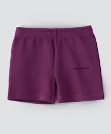 Among The Young Logo Shorts - Violet