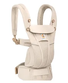Ergobaby Omni Breeze Baby Carrier - Lightweight SoftFlex Mesh, Cool & Dry, Padded Support, for Newborn to Toddler, Natural Beige