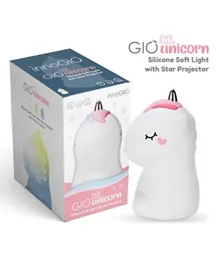 InnoGio GIOLittle Unicorn Silicone Soft Light with Star Projector