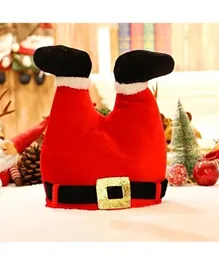 برين جيجلز قبعة حفلة سانتا كريسماس - أحمر
