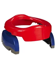 Potette Plus 2 in 1 Travel Potty Trainee Seat - Red