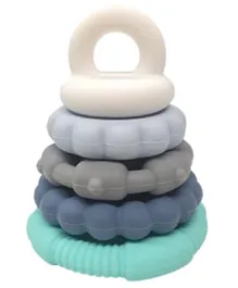 Rainbow Stacker and Teether Toy Ocean - Multicolour