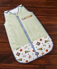 Babyhug Sport Theme Baby Sleeping Bag - Green
