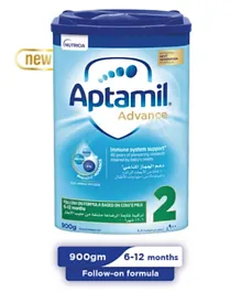 Aptamil Advance 2 Next Generation Follow On Formula from 6-12 months - 900g