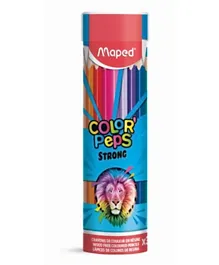 Maped Strong Cylinder Color Pencils Multicolor- Pack of 36