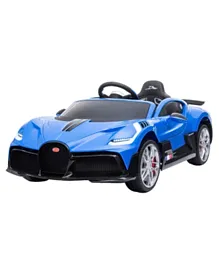 Bugatti Divo Licensed Battery Operated Ride On with Remote Control - Blue