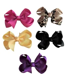 Viva La Bow Fall Bow Clips - Pack of 5