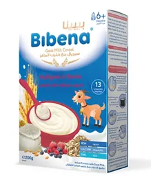 Bibena Baby Cereal with Goat Milk Multigrain & Berries 2 - 200g