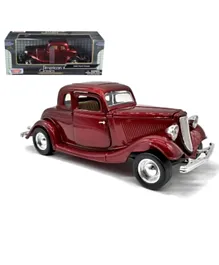 Motormax Die Cast 1932 Ford Coupe Car - Maroon