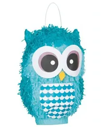 Unique Owl 3D Pinata - Blue