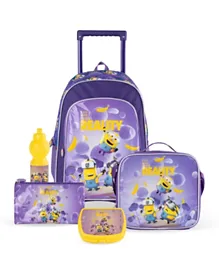 Universal Minions Escape From Reality 5-In-1 Trolley Backpack Set