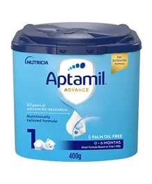 Aptamil Palm Oil Free Advance 1 Infant Milk Formula - 400g