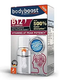 BodyBoost B12 + B Complex - 12 Tablets