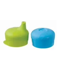 B.box Universal Silicone Lid Travel Pack Ocean Breeze - Pack Of 2