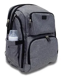 Babyworks Iconic Nappy Backpack Style Diaper Bag - Grey
