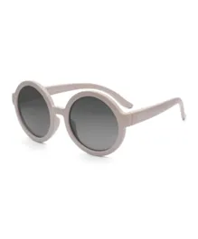 REAL SHADES Vibe  Smoke Lens Sunglasses - Warm Grey