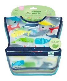 Green Sprouts Snap & Go Wipe - Blue Whales