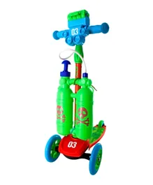 K3YRIDERS Water Launcher 3 Wheel Scooter - Multicolor