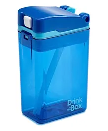 Drink in the Box Eco-Friendly Reusable Drink and Juice Box Container Blue - 236ml