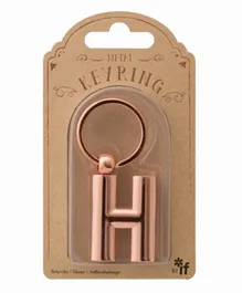 IF Copper Letter Keyring - H