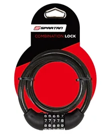 Spartan Combination Lock - Black