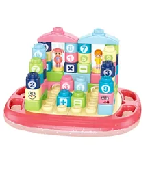 Ocean Park Baby Bath Toys Number Blocks 44 pieces - Multicolor