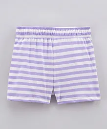Only Kids Striped Shorts - Lavender