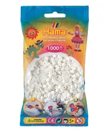 Hama Midi Beads in Bag - White
