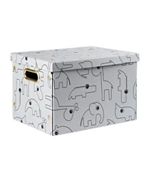 Done by Deer Contour Folding Storage Box - Grey