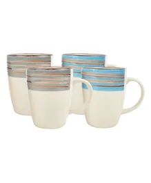 RK Porcelain Mug Set of 4 - Assorted