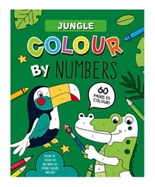 Eurowrap Jungle Colour By Numbers - English