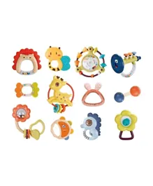 Goodway Baby Teether Musical Rattles Toddlers Playset - 12 Pieces