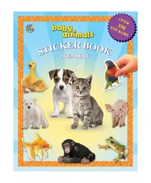 Phidal Baby Animals Sticker Book Treasury Paper Pack - English