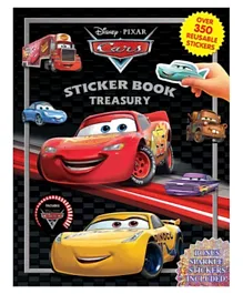 Phidal Disney Pixar's Cars 3 Sticker Book Treasuries - Multicolour