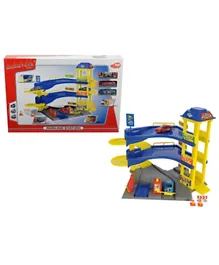 Dickie City Parking Station Playset - Blue Yellow