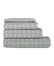 Hema Bath Towel - Cross Light Grey